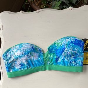 New Under Armour Woman’s Strapless Bra Bralette Ua Size L